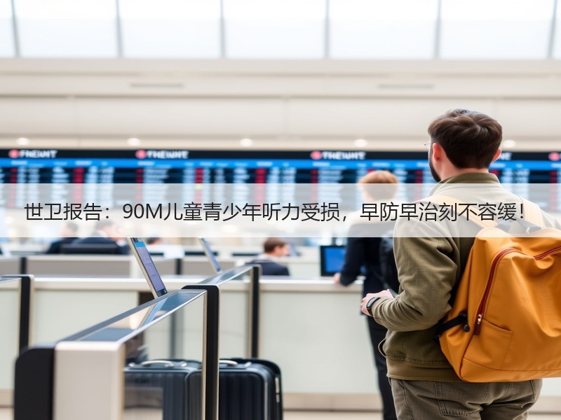 世卫报告：90M儿童青少年听力受损，早防早治刻不容缓！