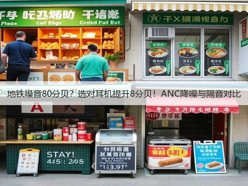 地铁噪音80分贝？选对耳机提升8分贝！ANC降噪与隔音对比