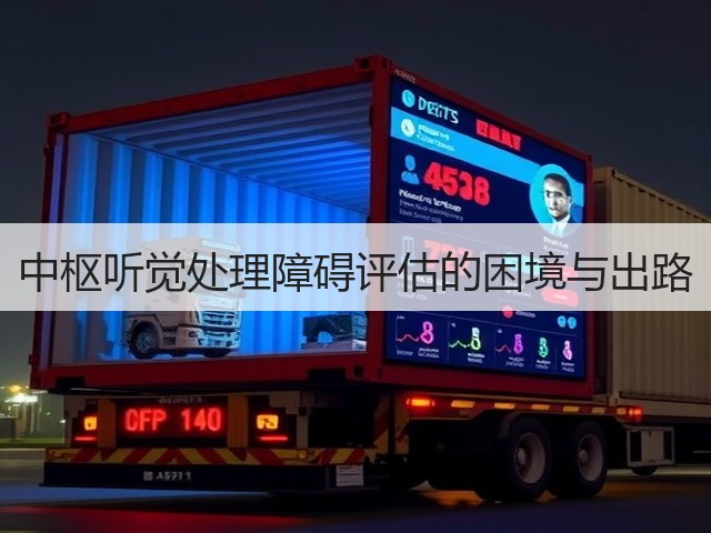 中枢听觉处理障碍评估的困境与出路(图2) 中枢听觉处理障碍评估的困境与出路(图2)