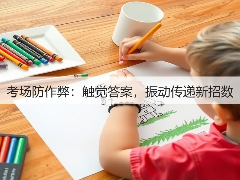 考场防作弊：触觉答案，振动传递新招数