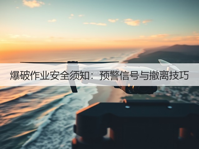 爆破作业安全须知:预警信号与撤离技巧(图3) 爆破作业安全须知:预警信号与撤离技巧(图3)