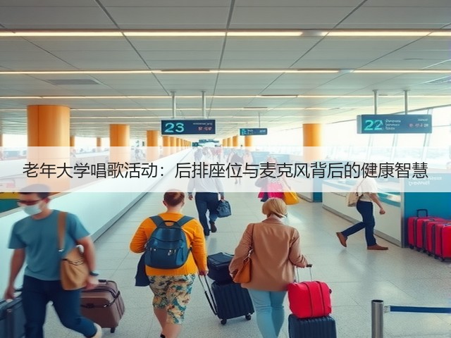 老年大学唱歌活动：后排座位与麦克风背后的健康智慧(图1)