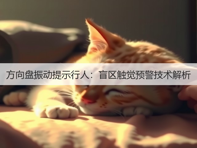 方向盘振动提示行人:盲区触觉预警技术解析(图2) 方向盘振动提示行人:盲区触觉预警技术解析(图2)