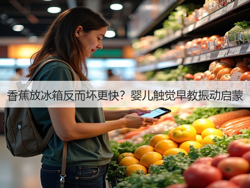 香蕉放冰箱反而坏更快？婴儿触觉早教振动启蒙