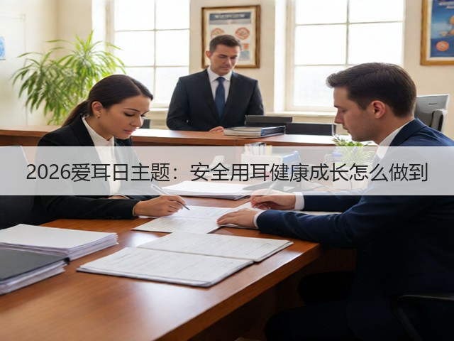 2026爱耳日主题:安全用耳健康成长怎么做到(图1) 2026爱耳日主题:安全用耳健康成长怎么做到(图1)