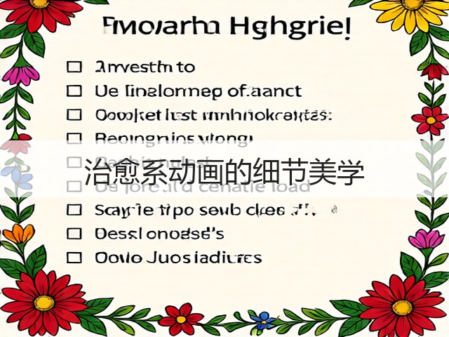 治愈系动画的细节美学(图1)