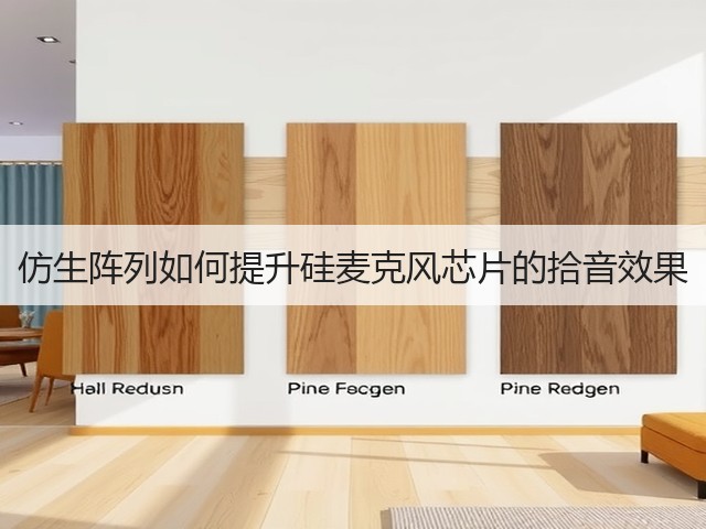 仿生阵列如何提升硅麦克风芯片的拾音效果(图2) 仿生阵列如何提升硅麦克风芯片的拾音效果(图2)