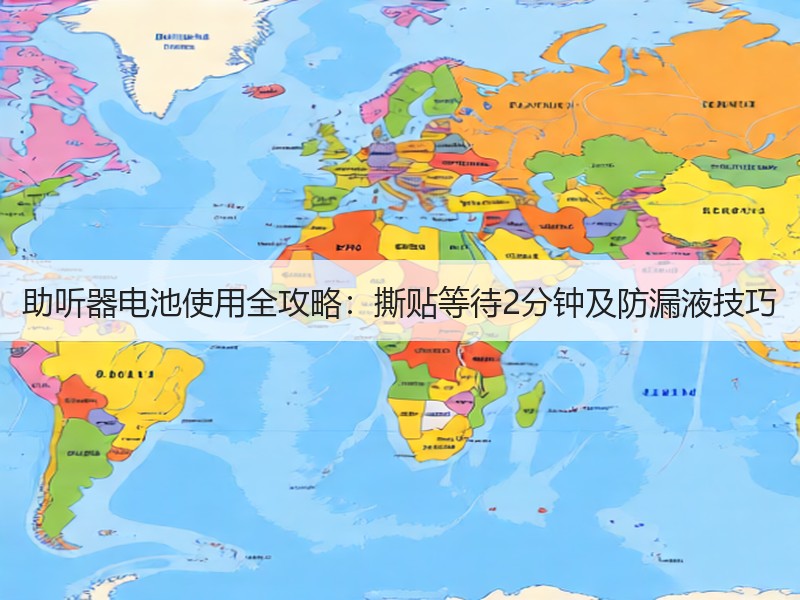 助听器电池使用全攻略：撕贴等待2分钟及防漏液技巧