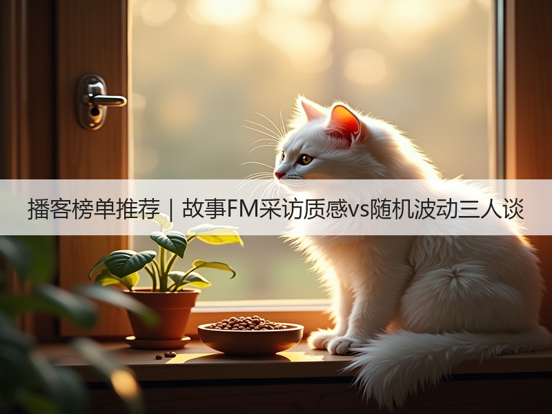 播客榜单推荐｜故事FM采访质感vs随机波动三人谈