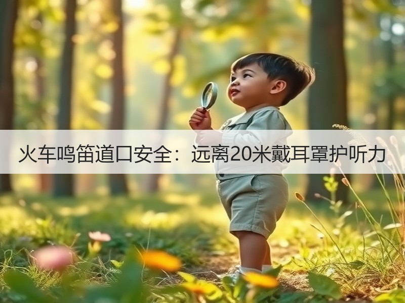 火车鸣笛道口安全：远离20米戴耳罩护听力