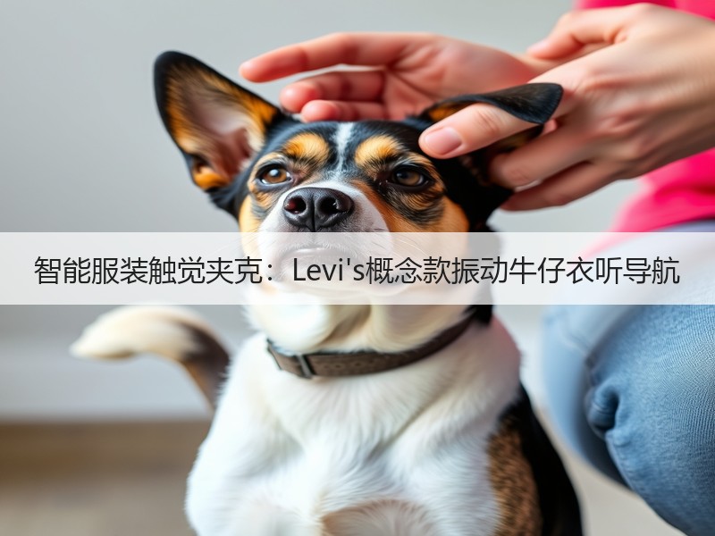 智能服装触觉夹克：Levi's概念款振动牛仔衣听导航