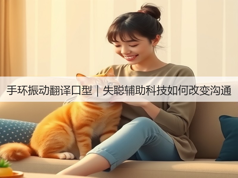 手环振动翻译口型｜失聪辅助科技如何改变沟通