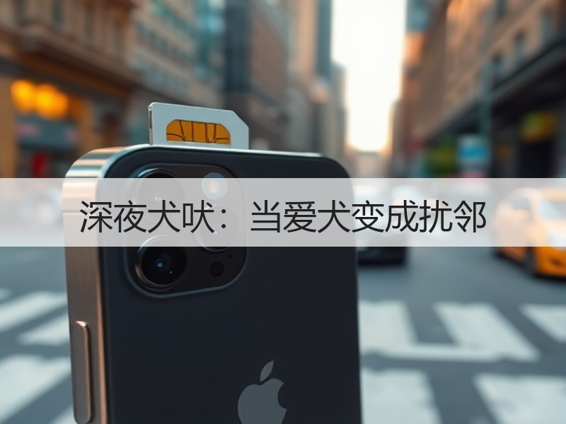 深夜犬吠：当爱犬变成扰邻