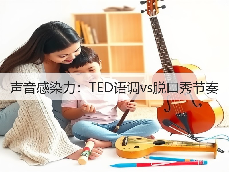 声音感染力：TED语调vs脱口秀节奏