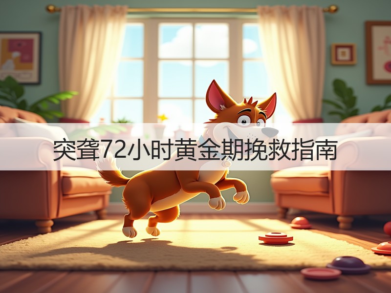 突聋72小时黄金期挽救指南