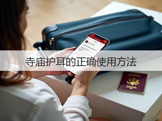 寺庙护耳的正确使用方法(图2) 寺庙护耳的正确使用方法(图2)