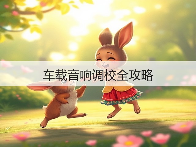 车载音响调校全攻略(图1) 车载音响调校全攻略(图1)