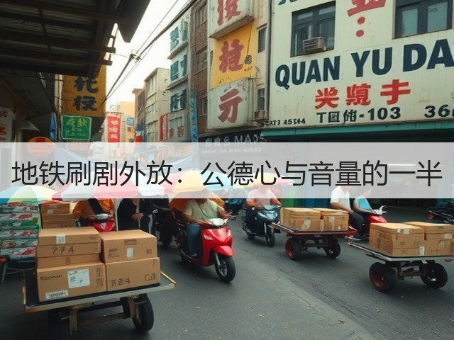 地铁刷剧外放:公德心与音量的一半(图1) 地铁刷剧外放:公德心与音量的一半(图1)