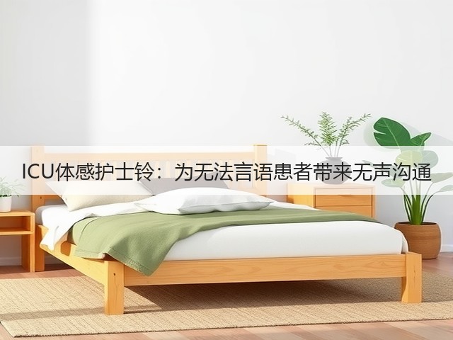 ICU体感护士铃:为无法言语患者带来无声沟通(图2) ICU体感护士铃:为无法言语患者带来无声沟通(图2)