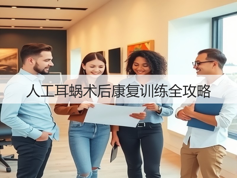 人工耳蜗术后康复训练全攻略
