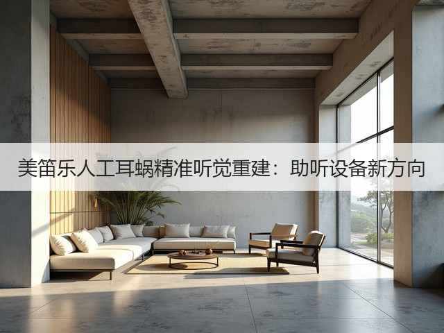 美笛乐人工耳蜗精准听觉重建:助听设备新方向(图1) 美笛乐人工耳蜗精准听觉重建:助听设备新方向(图1)