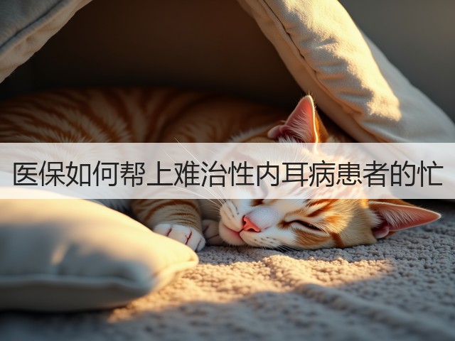 医保如何帮上难治性内耳病患者的忙(图2) 医保如何帮上难治性内耳病患者的忙(图2)