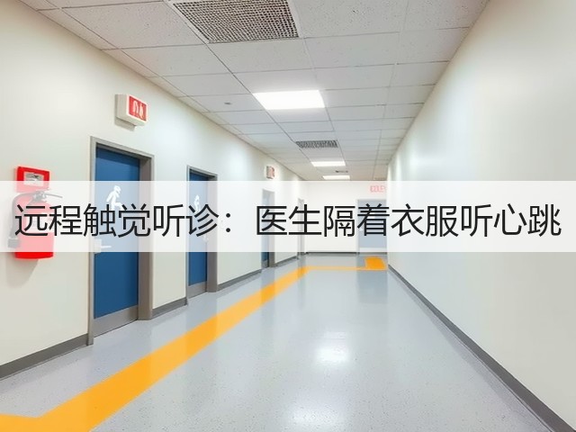 远程触觉听诊:医生隔着衣服听心跳(图2) 远程触觉听诊:医生隔着衣服听心跳(图2)