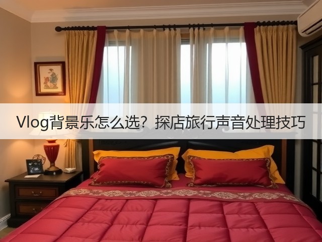 Vlog背景乐怎么选？探店旅行声音处理技巧(图3)