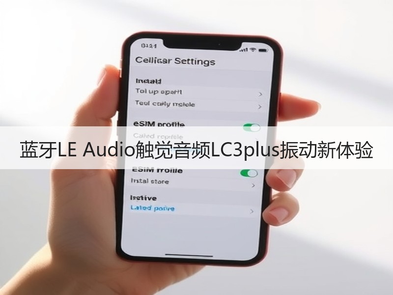 蓝牙LE Audio触觉音频LC3plus振动新体验