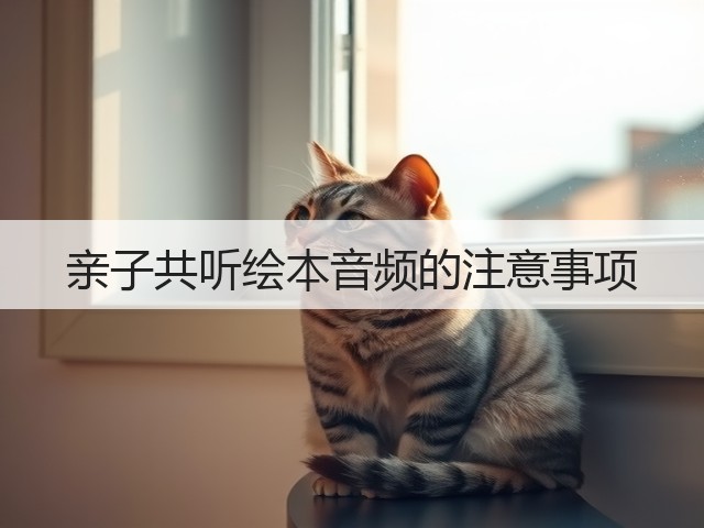 亲子共听绘本音频的注意事项(图2)