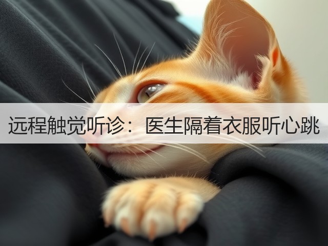 远程触觉听诊:医生隔着衣服听心跳(图3) 远程触觉听诊:医生隔着衣服听心跳(图3)