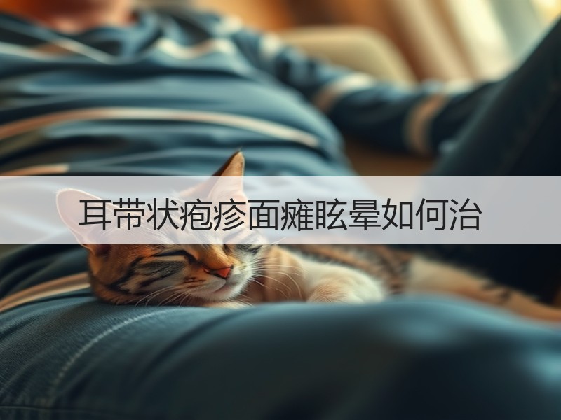 耳带状疱疹面瘫眩晕如何治