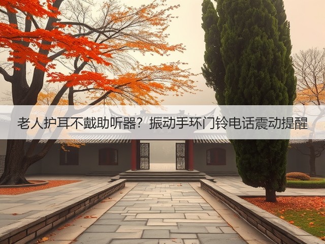 老人护耳不戴助听器？振动手环门铃电话震动提醒(图5)