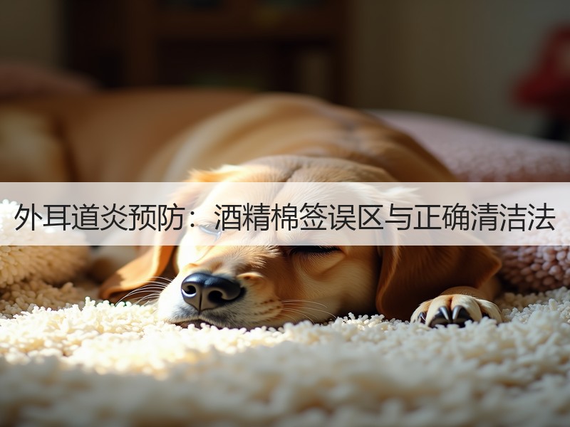 外耳道炎预防：酒精棉签误区与正确清洁法