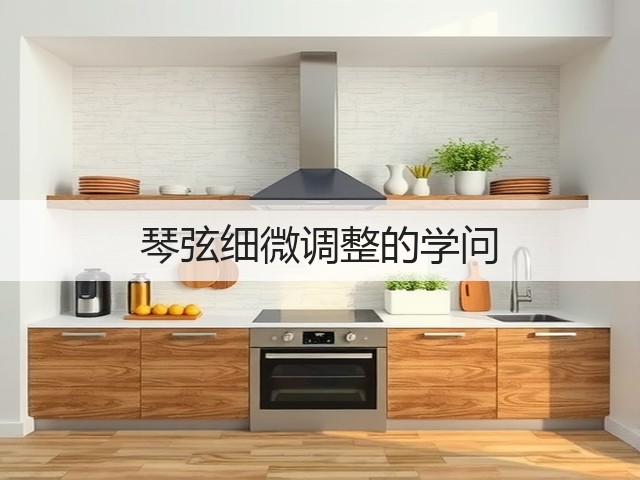 琴弦细微调整的学问(图1) 琴弦细微调整的学问(图1)