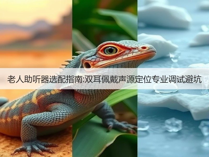 老人助听器选配指南:双耳佩戴声源定位专业调试避坑