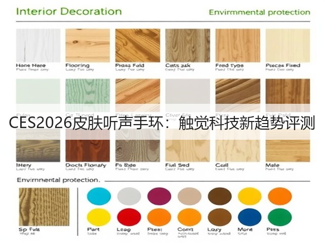 CES2026皮肤听声手环：触觉科技新趋势评测(图1)