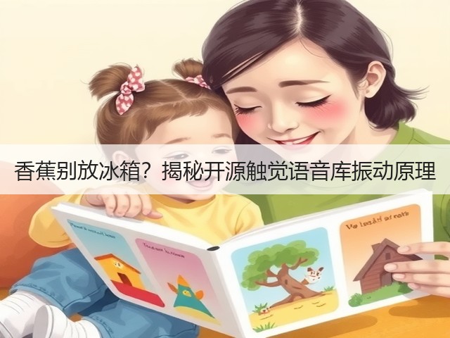 香蕉别放冰箱?揭秘开源触觉语音库振动原理(图3) 香蕉别放冰箱?揭秘开源触觉语音库振动原理(图3)
