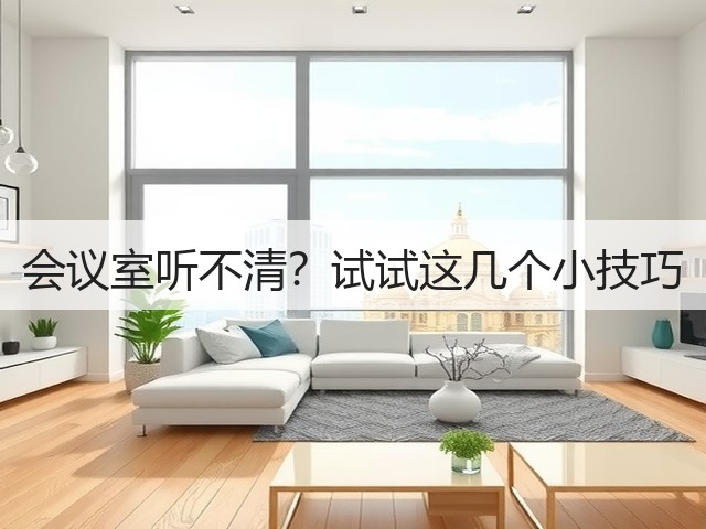会议室听不清?试试这几个小技巧(图2) 会议室听不清?试试这几个小技巧(图2)
