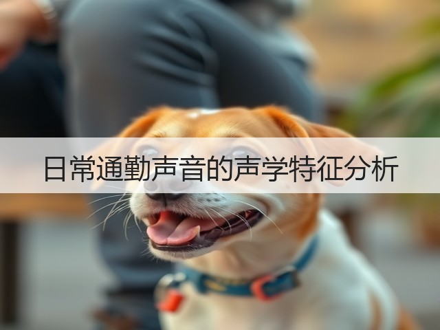 日常通勤声音的声学特征分析(图1)