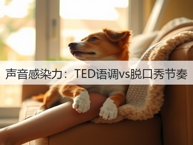 声音感染力：TED语调vs脱口秀节奏(图1)