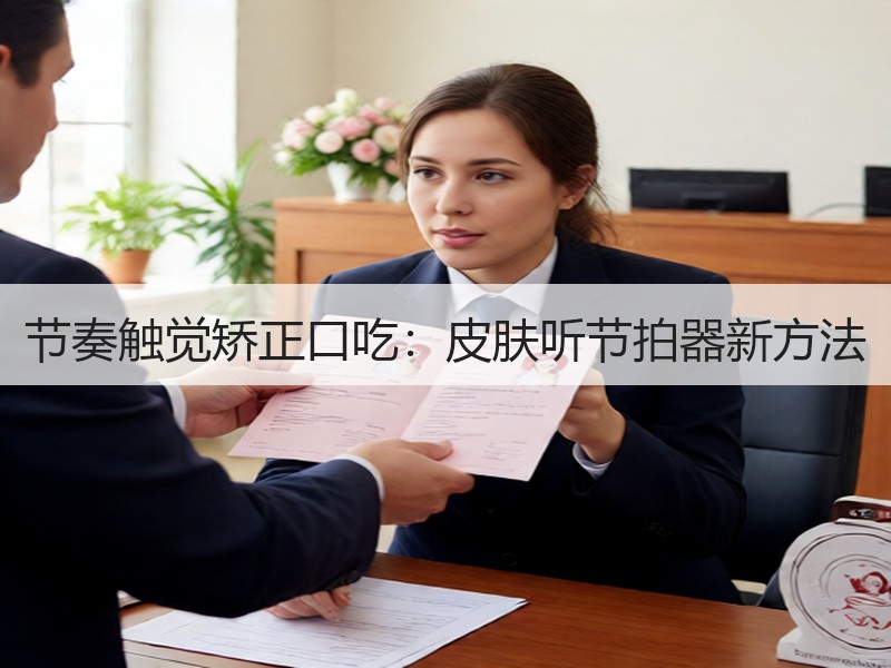 节奏触觉矫正口吃：皮肤听节拍器新方法