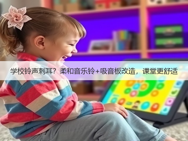 学校铃声刺耳?柔和音乐铃+吸音板改造,课堂更舒适(图4) 学校铃声刺耳?柔和音乐铃+吸音板改造,课堂更舒适(图4)