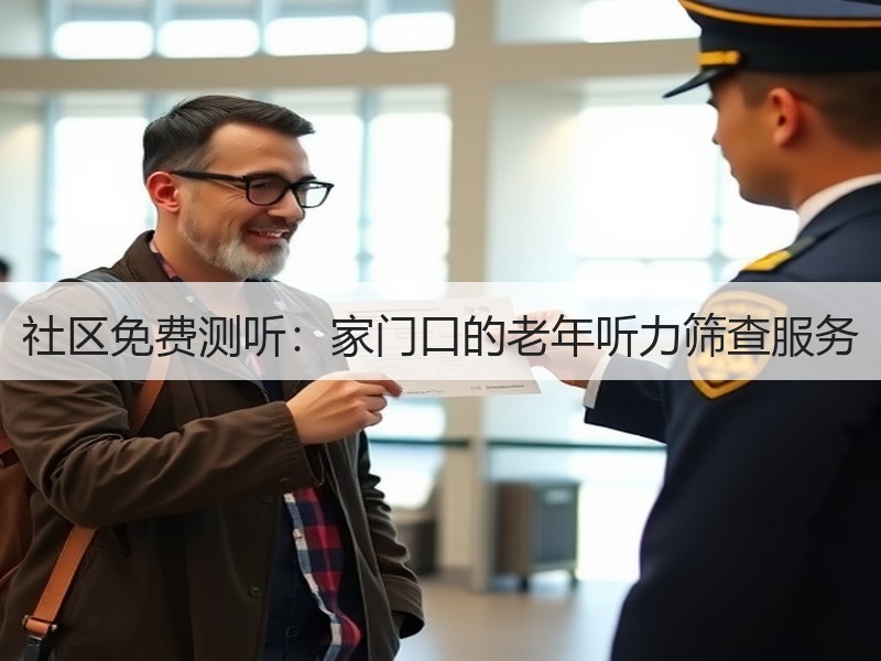 社区免费测听：家门口的老年听力筛查服务
