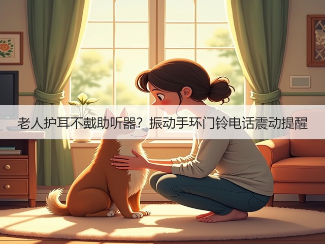 老人护耳不戴助听器？振动手环门铃电话震动提醒(图6)