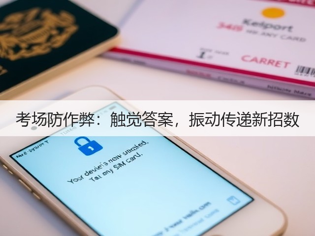 考场防作弊:触觉答案,振动传递新招数(图3) 考场防作弊:触觉答案,振动传递新招数(图3)