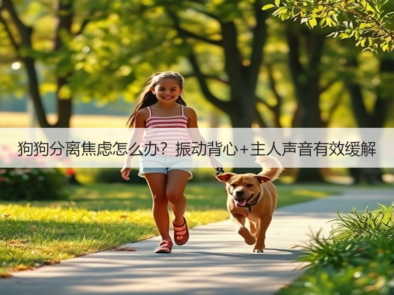 狗狗分离焦虑怎么办？振动背心+主人声音有效缓解