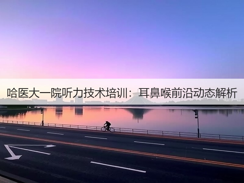 哈医大一院听力技术培训：耳鼻喉前沿动态解析