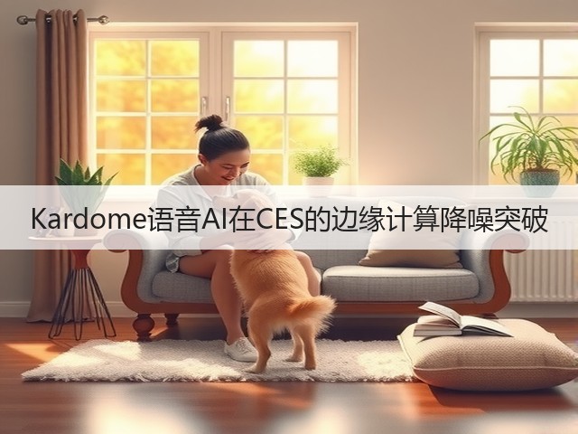 Kardome语音AI在CES的边缘计算降噪突破(图1) Kardome语音AI在CES的边缘计算降噪突破(图1)