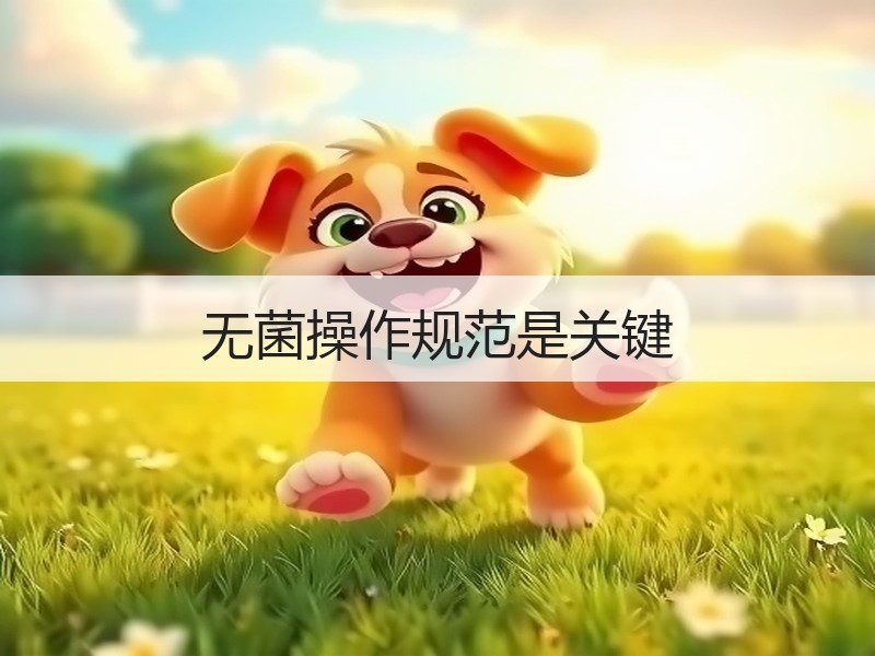 无菌操作规范是关键